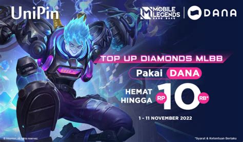 Hemat Hingga Rp10 000 Untuk Kamu Yang Top Up Diamonds MLBB Pakai DANA