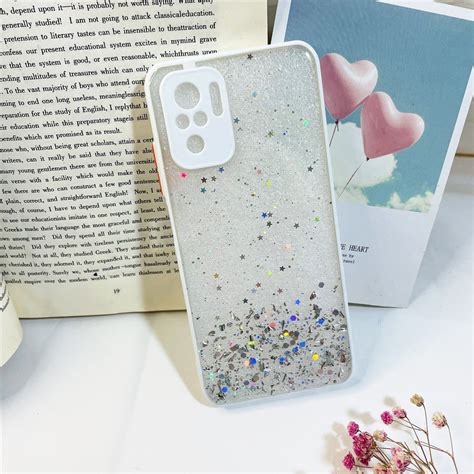 Redmi Note 10 Pro 10S 9S 9 9A 9T Bling Funda De Teléfono Transparente