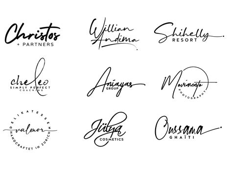 Signature Logo Design Templates