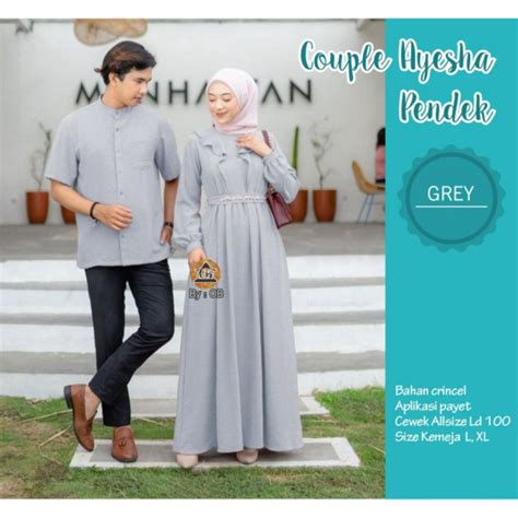 Jual Couple Muslim Couple Keluarga Ayah Dan Bunda Seragam Muslim