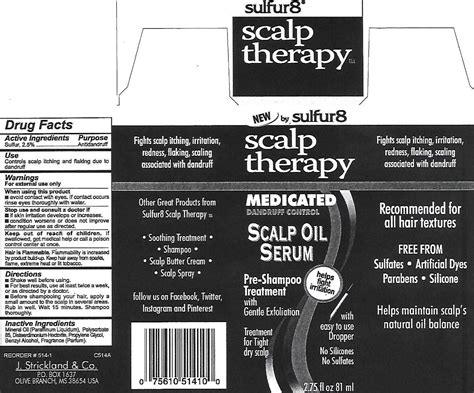 Product Images Sulfur 8 Scalp Therapy Medicated Dandruff Control Scalp Oil Serum Photos