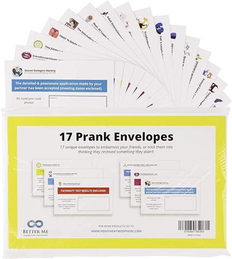 17 Prank Envelopes Witty Pranks For Adults Funny Envelope For Birthday And Holiday Card April