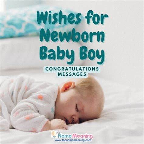 Best Wishes For Newborn Baby Boy Congratulations Messages