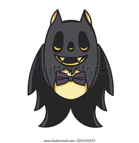 Bat Halloween Drawing Artwork Cute Cartoon Stock Vector (Royalty Free ...