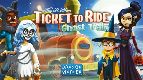 Ghost Train: A kid-friendly haunted Ticket to Ride version