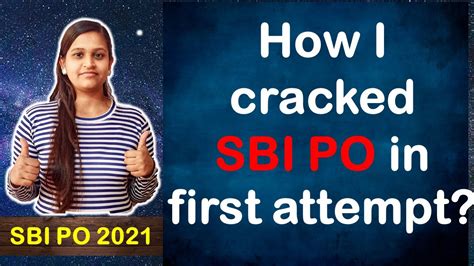 How To Clear Sbi Po In First Attempt Cracked Sbi Po 2021 In My First