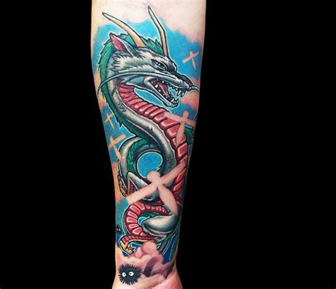 Haku Dragon tattoo by Marc Durrant | Photo 23332