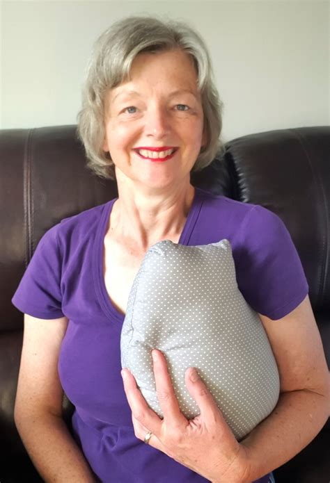 Breast Cancer Grey White Polka Dot Mastectomy Pillow Breast Surgery Support Cushion Pillow