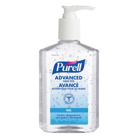 Purell Advanced Gel Hand Sanitizer 70 Alcohol Content 236 Ml Grand