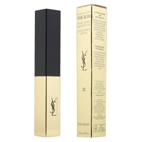 Yves Saint Laurent 伊夫聖羅蘭 YSL Rouge Pur Couture The Slim 皮革啞光唇膏 Nude Protest裸色 g oz