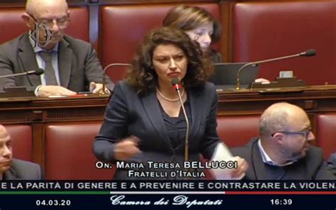 L Intervento Di Maria Teresa Bellucci Su Iniziative Riguardante