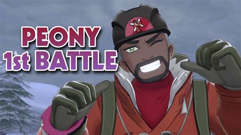 Crown Tundra Dlc First Battle With Peony Pokemon Sword And Shield