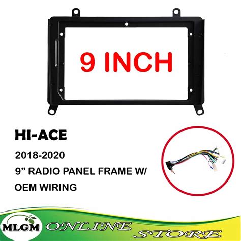 Inch Car Fascia For Hi Ace Head Unit Fascia Radio Frame