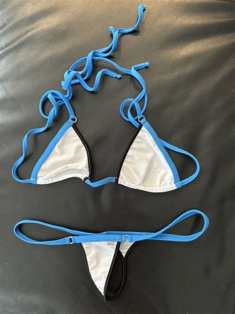 Rare Wicked Weasel Bikini Microminimus Th Birthday Nwot Old Sizing M