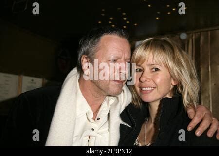 French Singer Renaud Sechan And His Wife Romane Serda Attend The Party