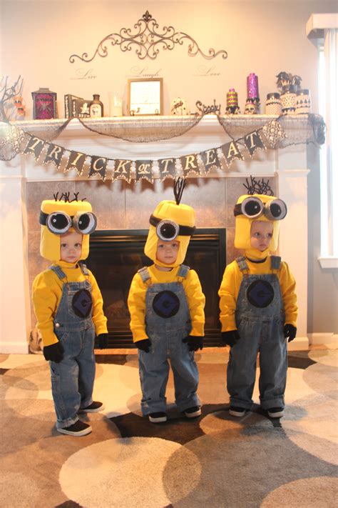 Three Little Minions Halloween Costume Contest At Costume Works Com