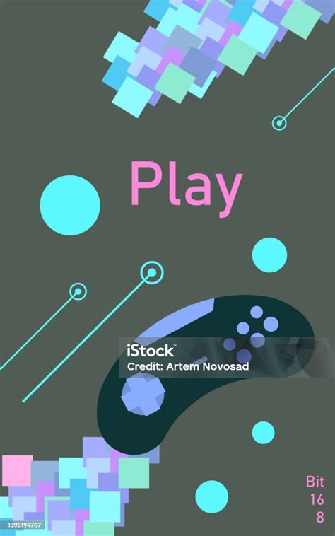 Gamepad Dari Konsol Lama Grafik Piksel Wallpaper Poster Penutup