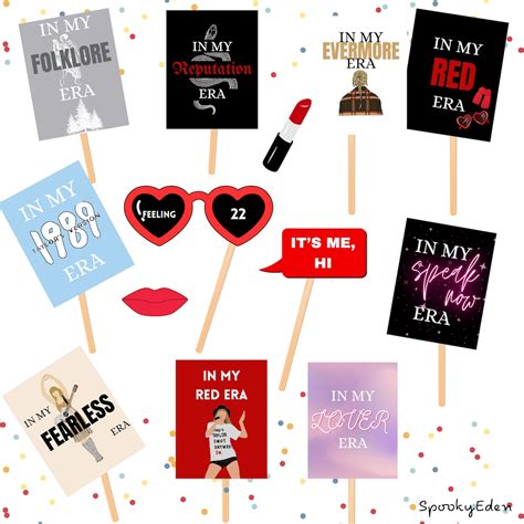 50 Taylor Swift Photo Booth Printable Props Printable Taylor Swift