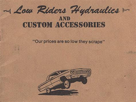 Low Riders Hydraulics Catalog - LowriderFever.com