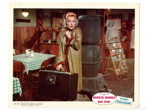 8x10-Color Lobby Card-Bus Stop-Marilyn Monroe-Comedy-1956-NM: Fine ...