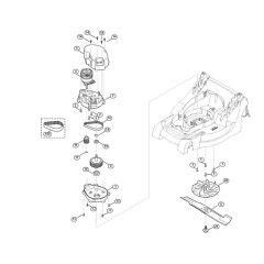 Viking MA 443 1 C Cordless Lawn Mowers Viking MA Cordless Lawn Mowers