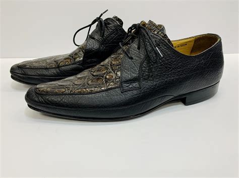 City Slicker Black Gator Dress Shoes Size Men S Gem