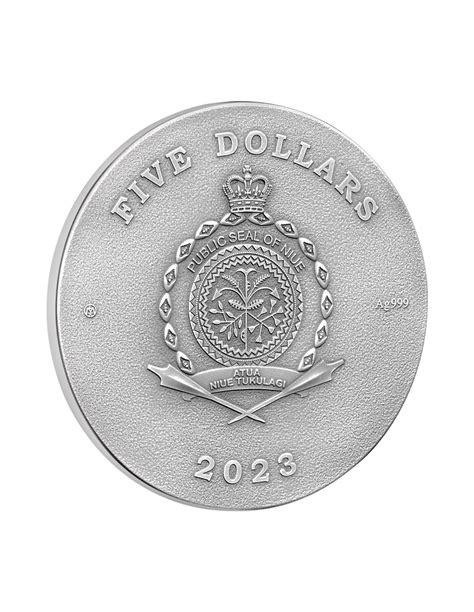 LADY FLAME 2 Oz Silver Coin 5 Niue 2023