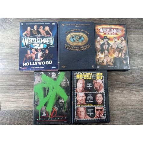 Wrestlemania Dvds Etsy