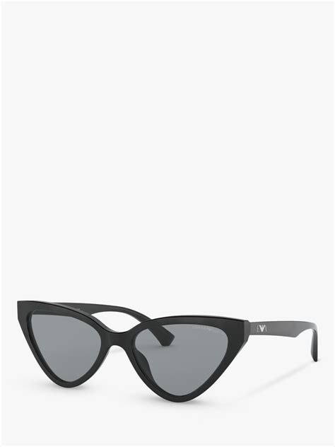 Emporio Armani Ea4136 Womens Cats Eye Sunglasses Black Grey At John