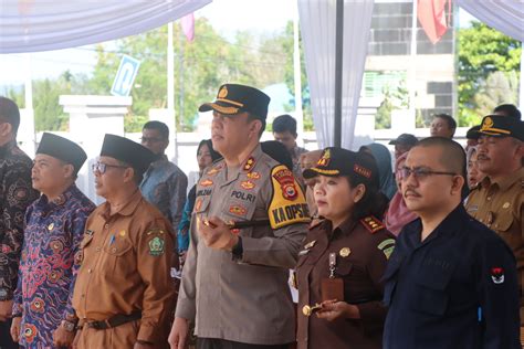 Kapolres Lebong Hadiri Simulasi Pemungutan Suara Dan Penghitungan Suara