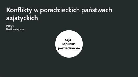 Konflikt w poradzieckich państwach by Patryk 004 on Prezi Next