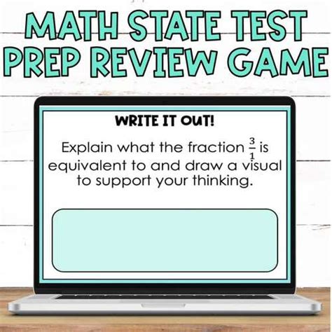 Math State Test Prep Game Review : End of Year Review Math Game by Miss ...