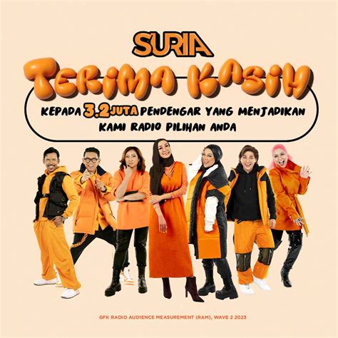 Suria FM Kekal Jadi Pilihan Hati Pendengar Suria FM