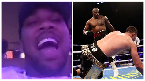 Anthony Joshua Reacts To Dillian Whyte Vs Joseph Parker Thrilling Fight Noexcuses Youtube