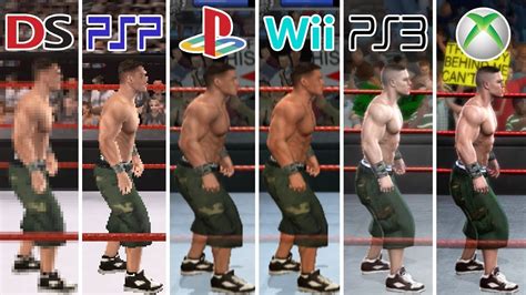 WWE SmackDown Vs Raw 2008 2007 DS Vs PSP Vs PS2 Vs Wii Vs PS3 Vs