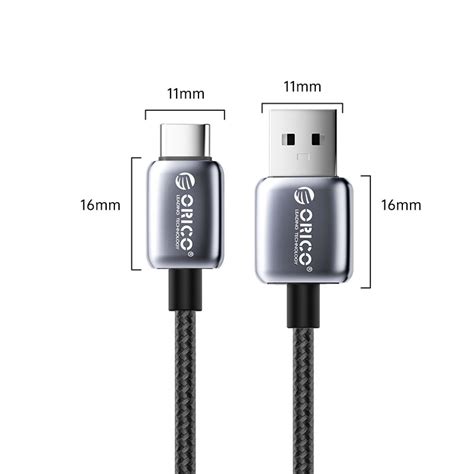 Orico Usb A To Usb C 66w Fast Charge And Data Cable