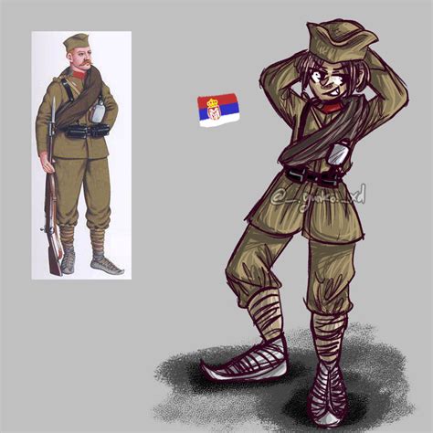 Serbian ww1 dude by ThePCookie on DeviantArt