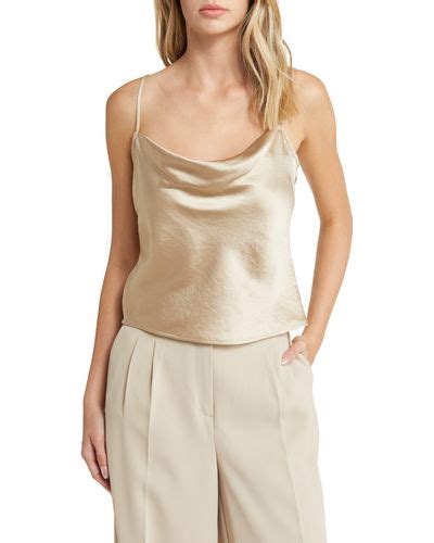 Natural Open Edit Tops For Women Lyst