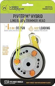 Rino Tuff Pivotrim Universal Hybrid String And Bladed Trimmer Head