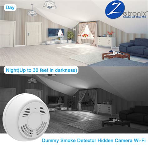 Fuma Hd Wifi Nanny Cam Dummy Smoke Detector With Ir Night Vision And