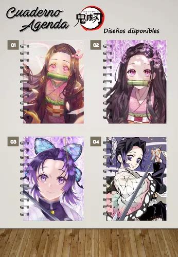 Nesuko Kimetsu No Yaiba Demon Slayer Agenda Cuaderno Anime Cuotas Sin