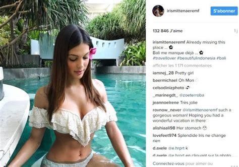 Iris Mittenaere sublime et très sexy en bikini Photo Closer