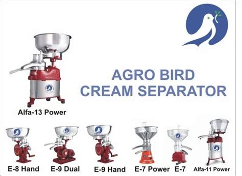 Manufacturer Of Milking Machines SS Cream Separator By Agro Bird