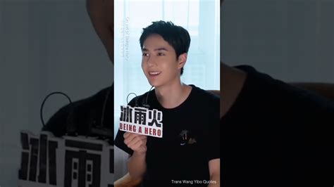 Eng Sub Wang Yibo Chen Yu Being A Hero Interview Behind The Scenes