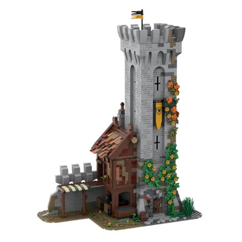 Lego Ideas Blog 10k Club Interview Medieval Watchtower By Peterkeith