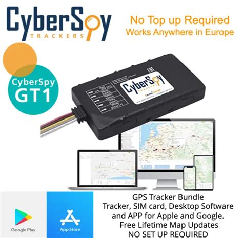 Gps Car Tracker Vehicle Van Motorbike Caravan Uk Cyberspy Real Time