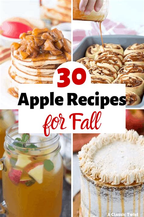 30+ BEST Apple Recipes for Fall - A Classic Twist