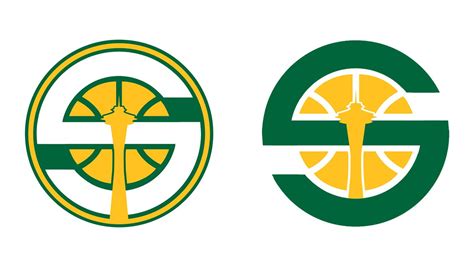 Seattle Supersonics Wordmark Rebrand Bing Logo Concept Logo