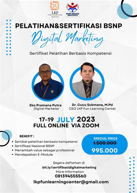 Pelatihan Dan Sertifikasi Bnsp Skema Digital Marketing Tingkatkan