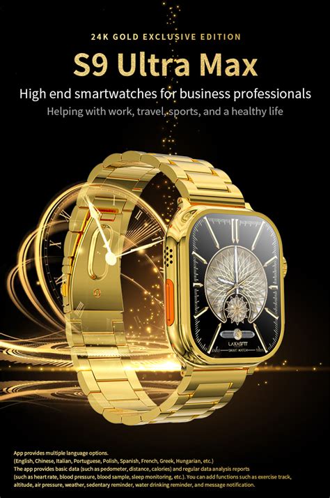 S Ultra Max K Gold Edition Smartwatch Tech Vibe